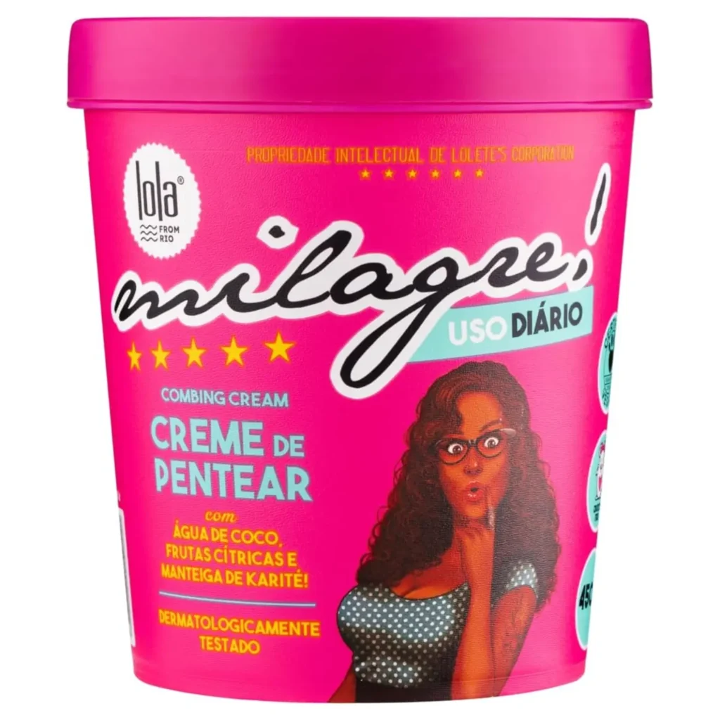 melhor creme para cabelo cacheado Lola Cosmetics Milagre